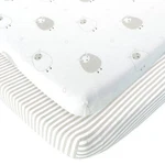 Baby Cradle Fitted Sheets 18X36X2 Jersey Cotton For Arms Reach Bassinet. Fixed Price $40.85.
