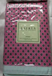 Ralph Lauren Studio Foulard Pink Standard Pillowcase PAIR-100% COTTON-2 Avail. Fixed Price $129.99.