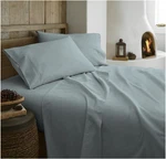 Whisper Organics King Flannel Sheets 4 Shore Grey Gots Certified 100% Cotton New. Fixed Price $89.00.