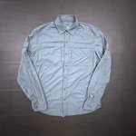 Rei Hiking Shirt Mens Medium Blue Nylon Breathable Adventure Tech Pockets Sahara. Fixed Price $22.49.