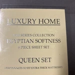 Luxury Home 1600 Series Double-brushed Pc Queen Bed Sheet Set New. Fixed Price $16.99.