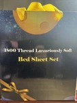 New Shi Lu Cheng Queensize. 4 Pcs 1800 Thread Count Sheet Set Deep Pocket Grey. Fixed Price $29.99.
