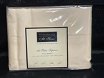 Bloomingdale's Home Classique Collection Size Flat Sheet 330TC Buttercream. Fixed Price $51.00.