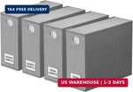 Spaceaid 4 Pack Bed Sheet Organizers And Storage, Foldable For Linen. Fixed Price $35.17.
