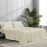 Naturefield Bed Sheets Set Split King Size (5PC), 100% Rayon Derived From Bam.... Fixed Price $81.27.