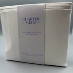 Charter Club Sleep Cool Sheet Set -400 Tc Hygrocotton White- Twin. Fixed Price $29.00.