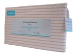 4PC Tommy Bahama Queen Sheet Set, Cool Beach Stripe Washed Cotton Percale, New. Fixed Price $85.00.