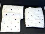 Euc! The Big One Cotton Blend Polka Dot Print Bed Sheet Set Size Queen 4 Pieces. Fixed Price $24.99.