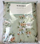 Waverly Carolina Gardens Floral Twin Sheet Set Ruffle Magnolia Sage Cotton Blend. Fixed Price $59.99.