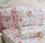 Fadfay Cotton Sheets Set Shabby Rose Floral Print Bedding 4-PIECE Twin. Fixed Price $88.16.