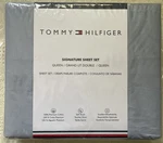 Tommy Hilfiger Blue Solid Core Queen Sheet Set New!. Fixed Price $60.00.