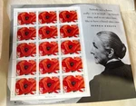 Sheet Of 15 Us Postage Stamps 32 Cent 1995 Red Poppy Mnh. Fixed Price $11.01.