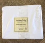 Southern Living Tencel Eco Perfect Percale Split King Sheet Set 5-PC White Nip. Fixed Price $44.06.
