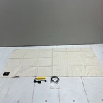 Twk Ivory Pinstripe 105.1" X 23.4" Grounding For Mattress With Cords New. Fixed Price $18.20.