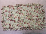 Vintage Rachel Ashwell Shabby Chic Cluster Floral Ruffled King Pillow Sham (1). Fixed Price $120.00.