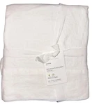 Pottery Barn Belgian Flax Linen Queen Sheet Set, White. Fixed Price $199.00.