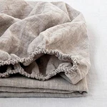 100% Linen Fitted Sheet KING1 Piece, 14 Inch Deep Pocket Mattress Cover Natur.... Fixed Price $121.99.