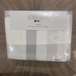 Dormisette 4 Pc Sheet Germany Cotton Flannel Buffalo Check Grey White King. Fixed Price $129.00.