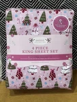 Christmas King 4PC Set Candy Trees Peppermint Holiday Pink New. Fixed Price $54.89.