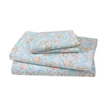 Beatrice Home Fashions Coastal Print Microfiber Sheet Set, Soft, Comfy, 12" D.... Fixed Price $66.19.