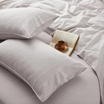 4PCS Organic Linen Sheets King Size, 100% French From Normandy, Tear-resis. Fixed Price $148.56.