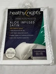 Healthy Nights Aloe Infused Satin Pillow Protector Standard/queen 20X28 - New. Fixed Price $10.00.