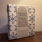 Threshold Ivory Blue Snowflake Full Sheet Set Target New. Fixed Price $38.00.