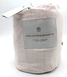 *new* 4PC Micro Stripe Sheet Set - Hearth & Hand With Magnolia King. Fixed Price $59.99.