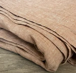 West Elm 100% Linen Queen Flat Sheet Terracotta Melange Bedding 102X90 New. Fixed Price $64.87.