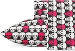 King Sheets - Soft, Lightweight, Fade & Wrinkle Resistant Bedding (skulls). Fixed Price $46.00.