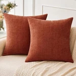 Miulee Fall Of Couch Throw Pillow 18X18 Inch (pack 2), Burnt Orange. Fixed Price $27.50.