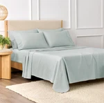 Purely Organic 300 Tc 6 Pc 100% Turkish Cotton King Sheet Set Blue. Fixed Price $49.95.