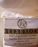 Quality, Superior Brand 100% Egyptian Cotton White Full Size 3-PIECE Sheet Vguc. Fixed Price $20.00.