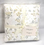 Laura Ashley Fawna Sheet Set Queen Floral Flannel 100% Cotton Blue Tan. Fixed Price $79.94.