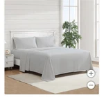 Twin Size Jennifer Adams Home Eternal Sheet Set - Light Grey. Fixed Price $45.00.