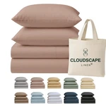 Cloudscape Linen 100 Egyptian Cotton Sheets King Size - 400 Thread. Fixed Price $140.28.