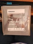 New Sonoma Ultimate 100% Cotton Sateen 400 Count Twin $75.00 Sheet Set Grey. Fixed Price $29.00.