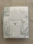 New 4PC Cabbages & Roses Queen Sheet Set Country Toile - Sage Green. Fixed Price $80.74.