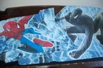 Spiderman Pillowcases Black Red Blue Background Vintage Marvel Comic Lot Of 2. Fixed Price $29.99.