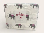 Martha Stewart Whim, Elephant Print 100% Cotton Sheet Set Twin Boho Trunk Show. Fixed Price $39.95.