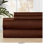 Baltic Linen Brushed Microfiber Sheet Set Chocolate Queen. Fixed Price $34.99.