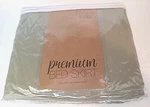Luxury Bed By Ienjoy Solid Microfiber Pleated 14" Drop Premium Skirting. Fixed Price $17.49.