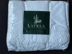Rare New Ralph Lauren *bromley White Embroidered Full Flat Sheet Lace Nwt Floral. Fixed Price $149.95.