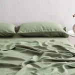 Pure Linen Sheets Set 100% Natural Flax Washed Bedding 3PCS Queen King Size Soft. Fixed Price $157.18.