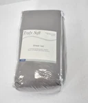 Truly Soft Everyday King Size Sheet Set Solid Gray 4 Piece Bedding. Fixed Price $11.70.