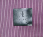 Ralph Lauren Brittany Stripe Purple Queen Size Flat Sheet - New. Fixed Price $105.00.