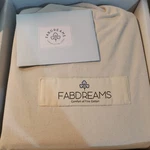 New Fabdreams Organic Cotton 4 Piece Queen Sheet Set, Light Gray. Fixed Price $72.25.