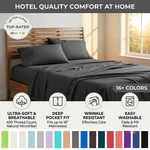 4PC Bed Set Deep Pocket Luxury Microfiber - Hotel Soft Wrinkle Free. Fixed Price $26.99.
