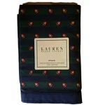 Ralph Lauren Studio Crest Green Blue Stripe Set Of 2 Standard Pillowcases New. Fixed Price $119.95.