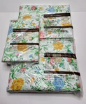 Jc Penney Full Fitted & Flat Sheet 2 Standard Pillowcase Juliet Floral Percale. Fixed Price $37.95.